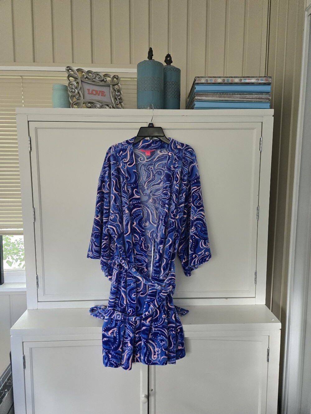 Lilly Pulitzer Blue / Pink Robe - Picture 3 of 6